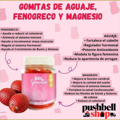 GOMITAS DE AGUAJE BBL