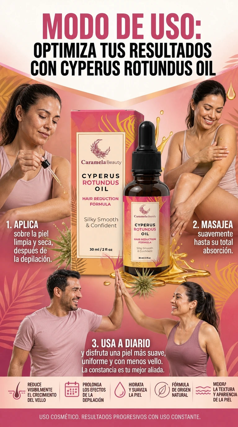 CYPERUS ROTUNDUS OIL - ACEITE DE REDUCCION VELLO