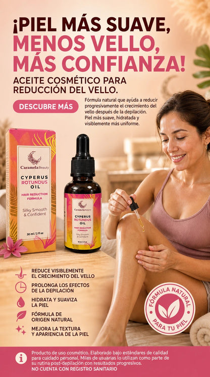 CYPERUS ROTUNDUS OIL - ACEITE DE REDUCCION VELLO